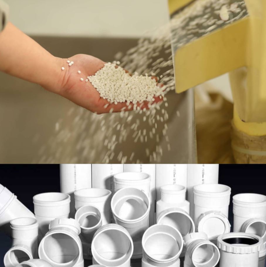 Hợp chất PVC - U thường được sử dụng để sản xuất đường ống nước